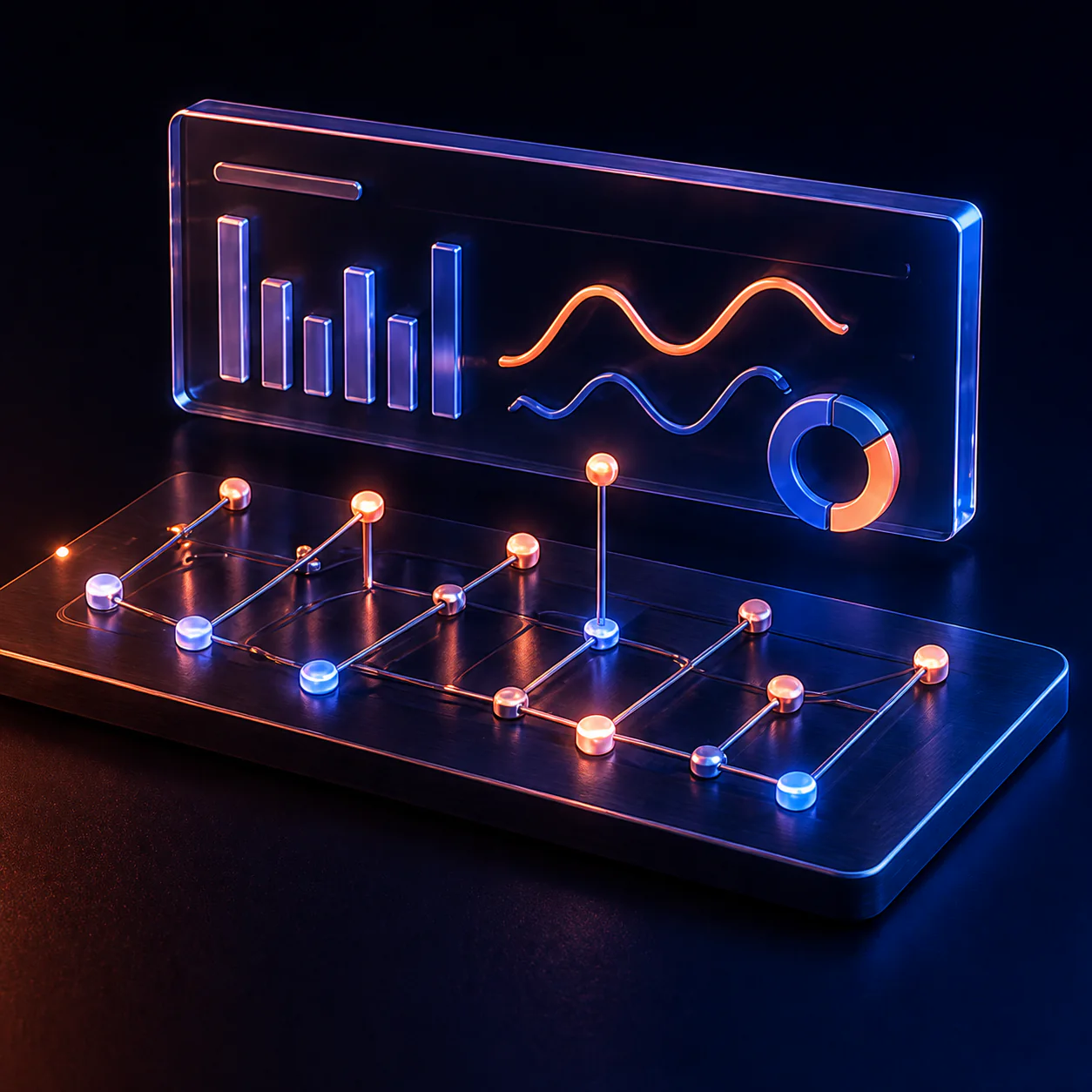 Marketing analytics and performance tracking dashboards